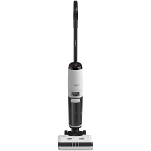 RESIGILAT Aspirator vertical cu spalare Tineco Floor One S7 Steam Plus, autonomie pana la 35 de minute, 21.6V, functie abur, Wi-Fi, Alb-Negru