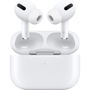 RESIGILAT Casti True Wireless Apple AirPods Pro + Magsafe Case, Bluetooth, In-ear, Noise Cancellation, incarcare Wireless Alb