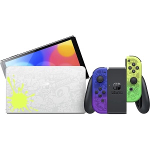 RESIGILAT Consola Nintendo Switch OLED 64GB, Splatoon 3 Special Edition