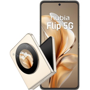 RESIGILAT Telefon mobil ZTE Nubia FLIP, Dual SIM, 12GB RAM, 512GB, 5G, Gold