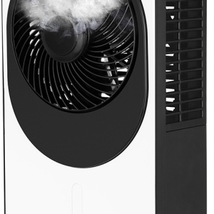 RESIGILAT - Ventilator portabil 2 in 1 ECG Mr. FANBOY, pulverizare apa, umidificare, 1.5 litri, 12 viteze, telecomanda