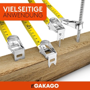  Ruleta Profesionala Gakago,50m - Banda de Masurat cu Sistem de Infasurare Rapida 3:1