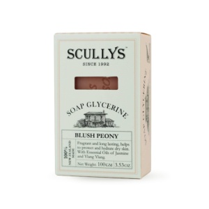 Săpun Glicerină Scullys, Blush Peony, 100 g