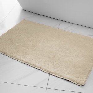 Set 2 covorase de baie Ella Home, poliester, ivoire, 50x80cm si 50x100cm