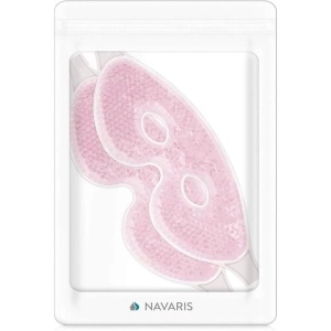 Set 2 Masti de fata si ochi cu gel rece sau caldut pentru reducerea umflaturilor si cearcanelor, ideal pentru relaxare, alinarea durerilor de cap si ingrijirea pielii, spa facial, roz, Navaris Active, Resigilat, Grad A - Img 4