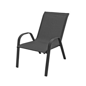 Set 32 scaune Kiwari Lago 55.5x72.5x92.5 cm, suprapozabile, 110 kg, interior/exterior, negru