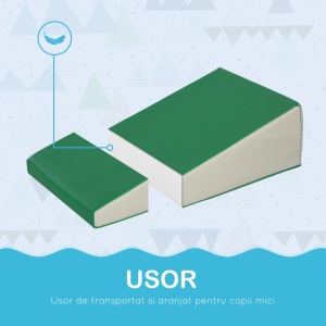 Set 5 blocuri de constructie pentru copii Re-Bloom, PU/spuma, multicolor, 1-3 ani, Resigilat, Grad A - Img 2