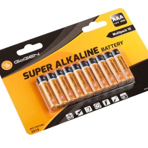 Set baterii Alcaline GoGEN SUPER LR03, 1.5 V, AAA, 800 mAh, 10 bucati - Img 2