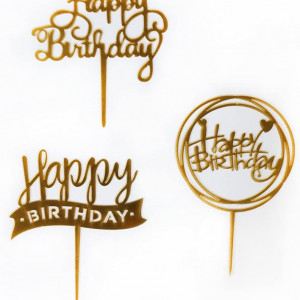 Set de 10 topere pentru tort Hokkien, plastic, multicolor, 17 x 11 cm 