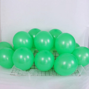 Set de 100 de baloane Ainmto, latex, verde, 12,7 cm - Img 3
