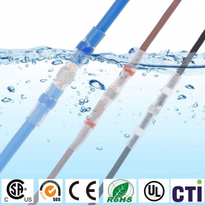 Set de 100 tuburi impermeabile pentru cabluri QINGHEC, poliolefina, multicolor