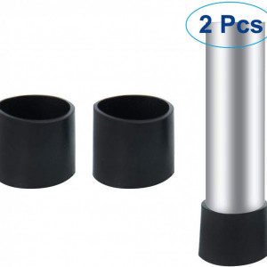 Set de 12 protectii pentru picioare mobilier Uxcellm, cauciuc, negru, 12 mm - Img 5