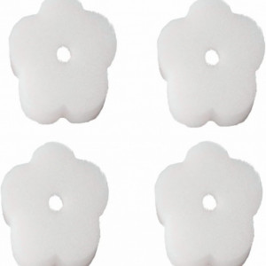 Set de 16 bureti de filtrare pentru cada cu hidromasaj LATRAT, alb, 8,2 x 3 cm - Img 5