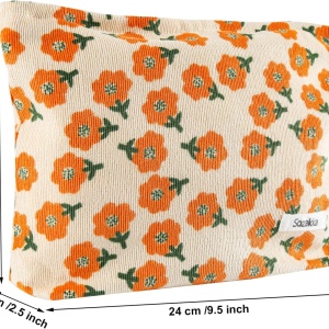 Set de 2 genti pentru cosmetice Hdhgxujrd, textil. multicolor, 24 x 6 x 21 cm