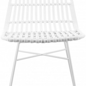 Set de 2 scaune Costa, alb, 47 x 83 x 61 cm - Img 3