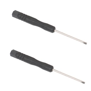 Set de 2 surubelnite Sharrb, plastic/metal, argintiu/negru, 8 cm