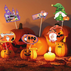 Set de 25 decoratiuni de Halloween pentru cabina foto Bekecidi, hartie, multicolor