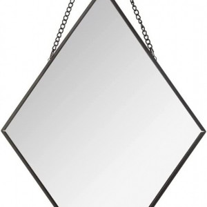 Set de 3 oglinzi cu lant pentru baie/hol, ATMOSPHERA CREATEUR D'INTERIEUR, sticla/metal, negru - Img 4