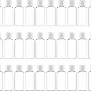 Set de 30 sticlute TUPARKA, plastic, transparent, 9,9 x 3,5 cm, 60 ml