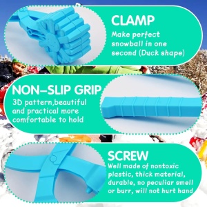 Set de 4 dispozitive pentru bulgari de zapada Fohyloy, plastic, multicolor