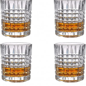 Set de 4 pahare de whisky SkySnow, sticla, transparent, 10 X 8,1 cm, 320 ml - Img 1