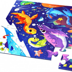 Set de 4 puzle-uri pentru copii PMGEKLP, hartie, multicolor, 30.5 x 28 x 5 cm - Img 5