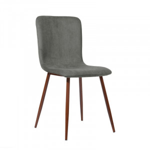 Set de 4 scaune Ahmad, gri, 87 x 54 cm - Img 1