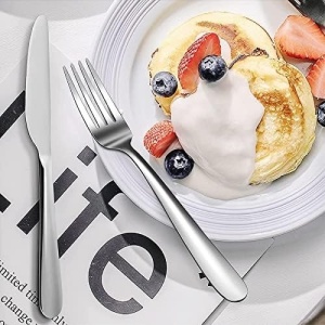 Set de 4 tacamuri Meisuk, otel inoxidabil, argintiu