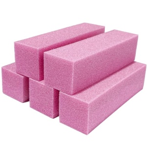 Set de 5 buffere pentru unghii Lofuanna, acrilic, roz, 9.5 x 2.5 x 2.5 cm - Img 7