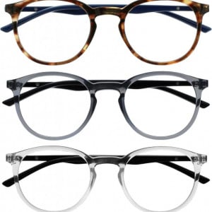 Set de 5 perechi de ochelari pentru citit la soare Opulize, multicolor, marimea +2.0