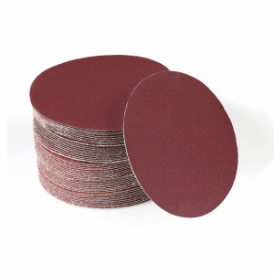 Set de 50 discuri abrazive SPEEDWOX, oxid de aluminiu, rosu, 800, 12,5 x 5,8 cm - Img 1