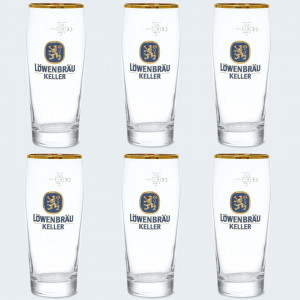 Set de 6 pahare pentru bere Franziskaner, sticla, transparent, 500 ml - Img 1