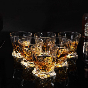 Set de 6 pahare pentru whisky LANFULA, sticla, transparent, 300 ml - Img 8