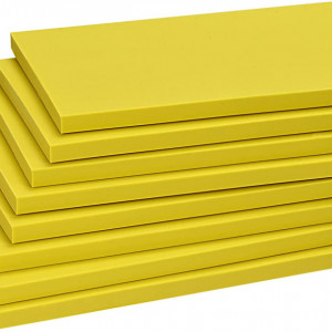 Set de 8 blocuri pentru sculptat Sourcing Map, galben, 150 x 100 x 8 mm