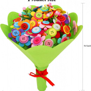 Set de creatie buchet de flori Pwsap, hartie/plastic, multicolor, 23,8 x 19 cm - Img 5