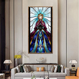Set de creatie cu diamante ParNarZar, rasina/panza, multicolor, 35 x 75 cm