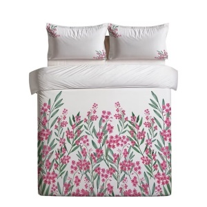 Set husa pilota + 2 fete de perna, 70% bumbac/30% poliester, 200x200 cm + 2x80x80 cm, imprimeu pigmentat, lavabil 30°C, multicolor - Verificat A · Re-Bloom