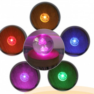 Set matrita pentru rasina epoxidica cu suport LED si accesorii NIANGAO, silicon, multicolor, 10 x 6 cm 