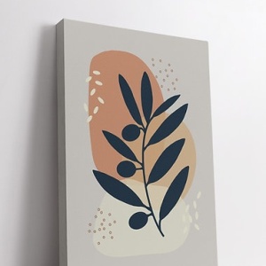 Set tablou decorativ Re-Bloom, 3 piese, panza/lemn, multicolor, 40 x 60 x 3 cm - Img 3