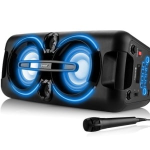 Sistem audio portabil GoGEN BPS 686, 2 X 30 W, Bluetooth, radio FM, karaoke, 2xUSB, AUX IN - Img 3