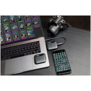 SSD extern Crucial X6, 2TB, 2.5", USB 3.0, Negru, Resigilat, Grad A - Img 4