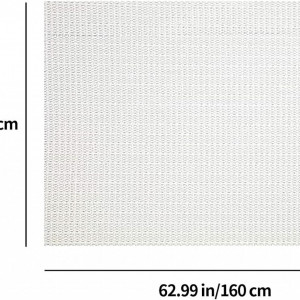 Suport antiaderent pentru covor Abii, PVC, crem, 70 x 160 cm - Img 6