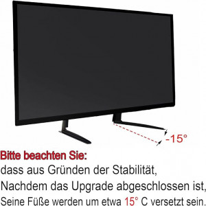 Suport de perete pentru TV LED, metal, negru, 42 inchi - Img 4