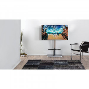 Suport pentru TV, negru/argintiu, 60 x 50 x 50 cm - Img 5