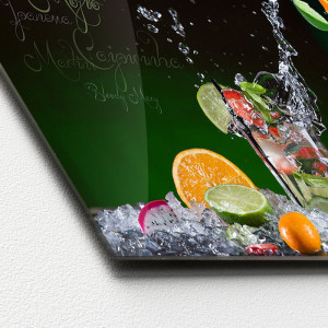 Tablou „Cocktail exotic”, multicolor, 30 x 80 cm - Img 2