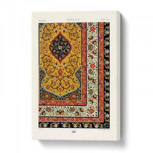 Tablou 'A Floral Persian Pattern', 50 x 35 cm