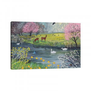 Tablou By Spring River by Jo Grundy, 45 x 66 cm - Img 4
