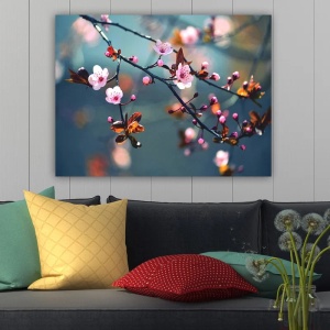 Tablou decorativ canvas, 100x70 cm, panza 100%, cadru lemn 100% grosime 3cm, multicolor - Verificat A · Re-Bloom - Img 2