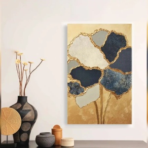 Tablou decorativ canvas, 45x70 cm, panza 100% grosime 3mm, rama lemn pin 100%, multicolor - Verificat A · Re-Bloom - Img 4