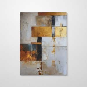 Tablou decorativ canvas, 50x70 cm, panza 100%, cadru lemn 100% grosime 3cm, multicolor - Verificat A · Re-Bloom